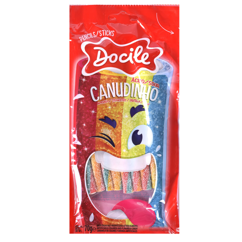 Gomitas Docile Regaliz Frutilla Ãcida 70 G