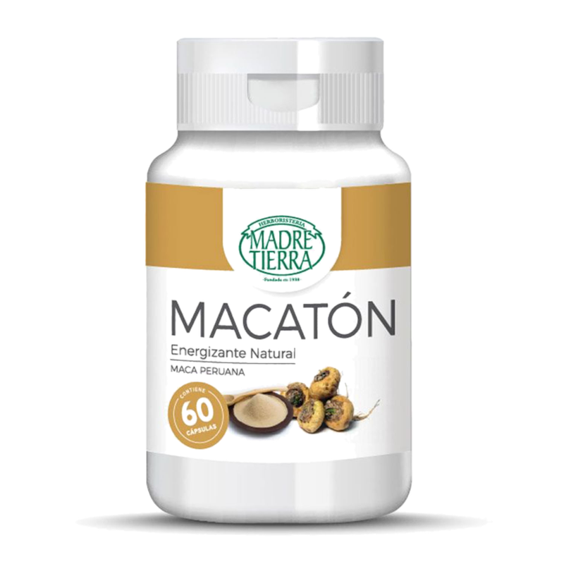 Maca Peruana Madre Tierra Macaton Capsula 60 Unidades