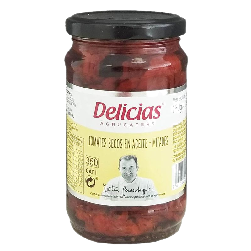 Tomates Secos En Mitades Delicia 295 G
