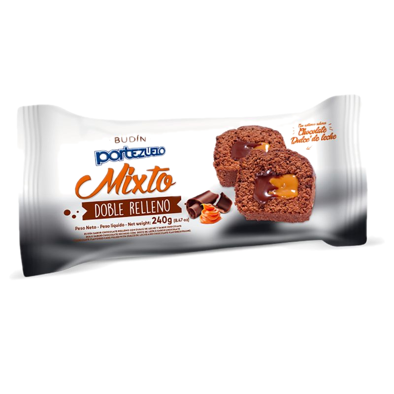 Budín Mixto Portezuelo Chocolate/dulce Leche 300 G