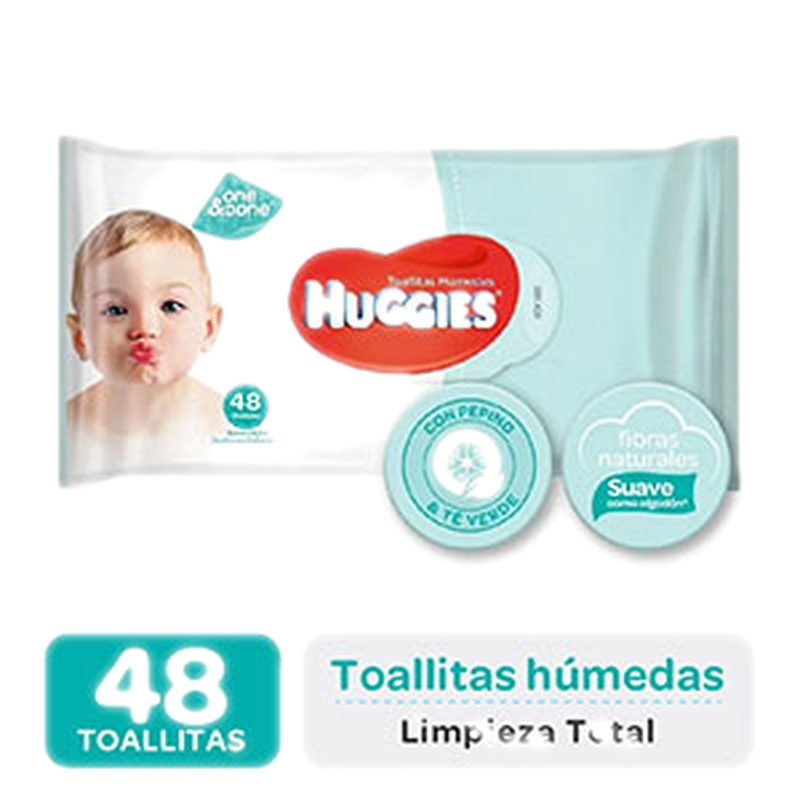 Toallitas Humedas Huggies One&done 48 Unidades