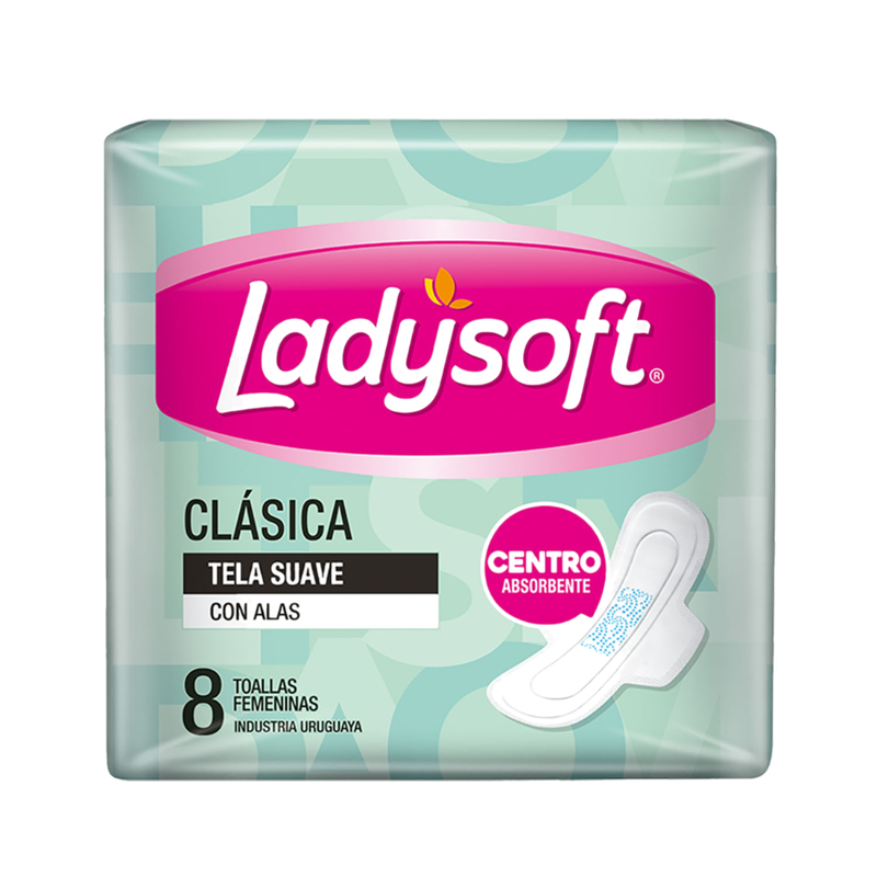 Toalla Ladysoft Clasica 8 Unidades