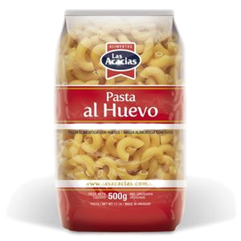 Fideos Las Acacias Al Huevo Coditos 500 G