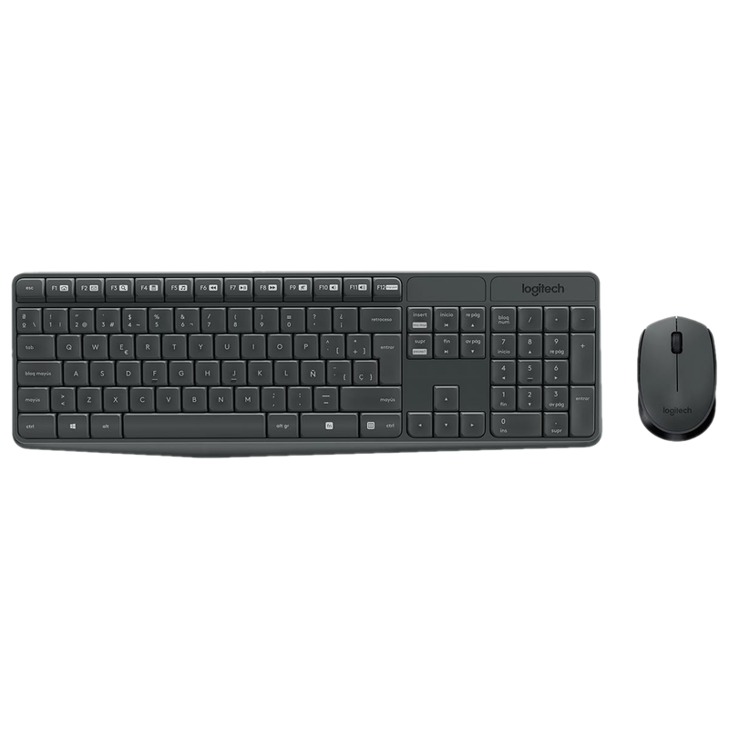 Mouse Logitech Mk235 Inalambrico +teclado