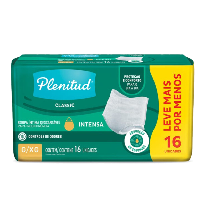 Pants Plenitud Classic G-xg 16 Unidades