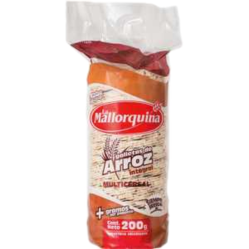 Galletas La Mayorquina Arroz Integral Multicer.c/s 220 G.