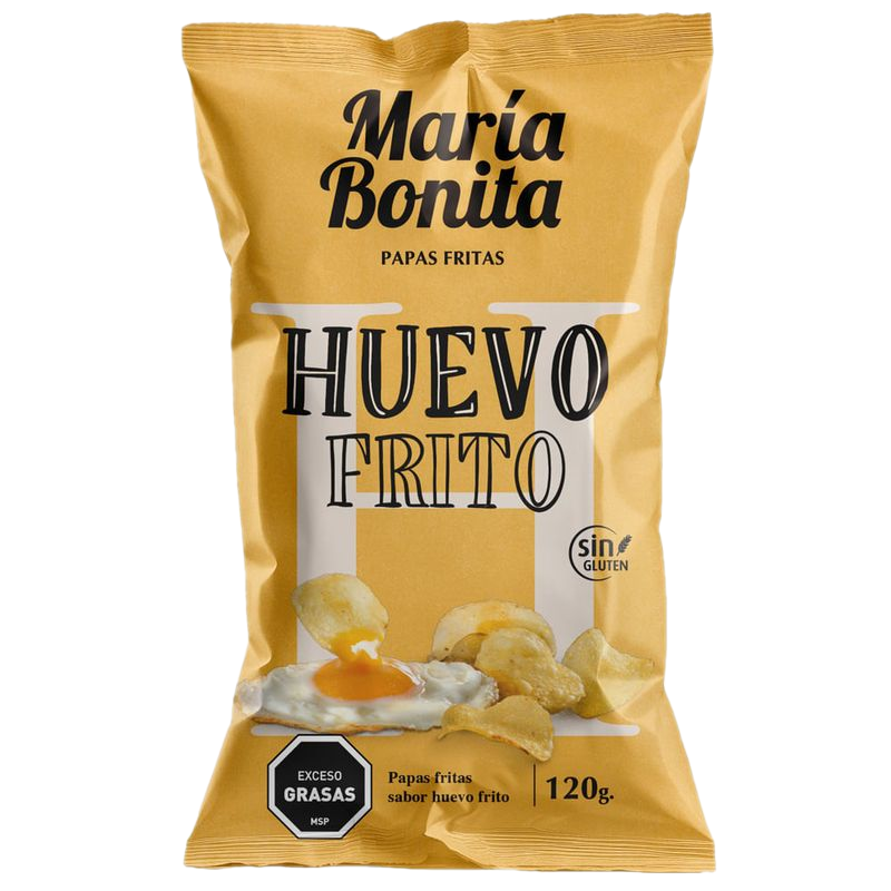 Papas Fritas María Bonita Huevo Frito 120 G