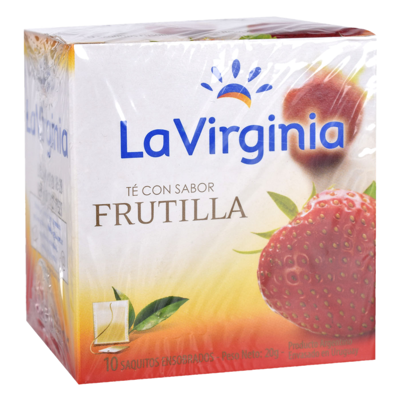 Té Con Sabor Frutilla La Virginia 10 Sobres