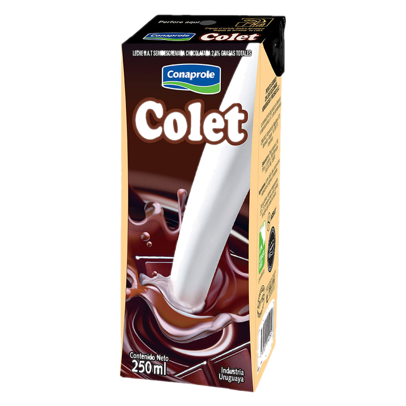 Leche Chocolatada Conaprole Colet Tetra 250 Ml