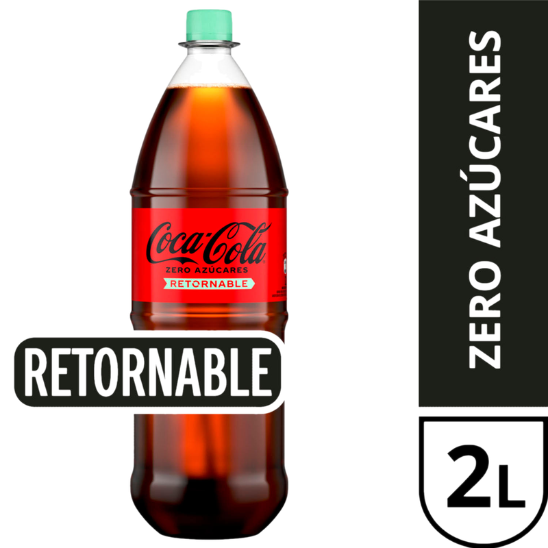 Refresco Coca Cola Zero Retornable 2 L