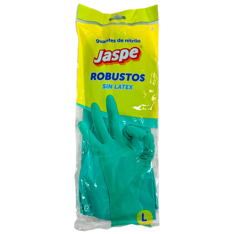 Guantes De Nitrilo Super Fuertes Jaspe Grande