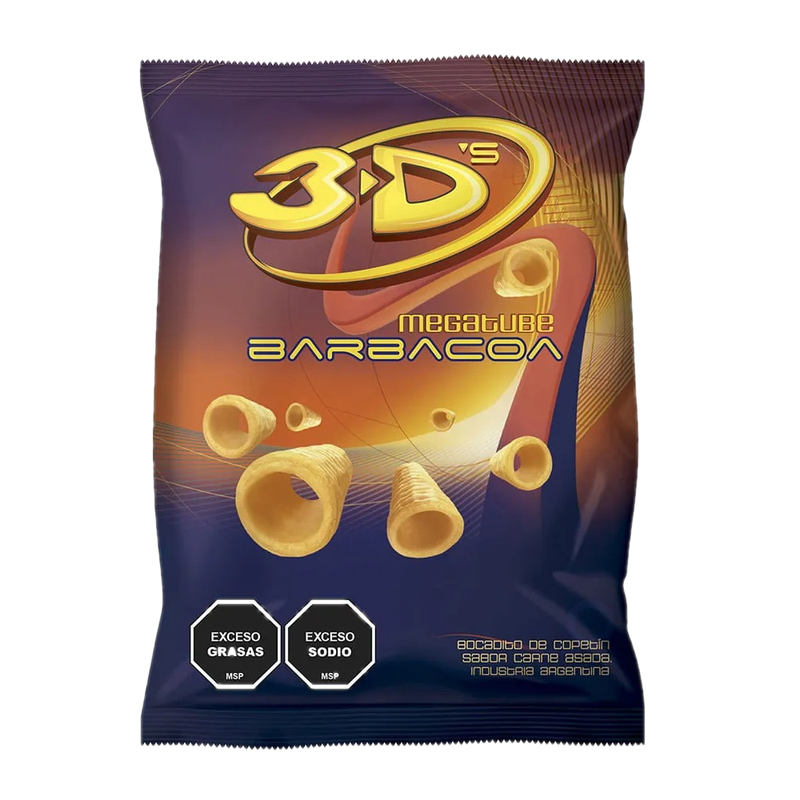 Snack 3d's Mega Bbq 30 G