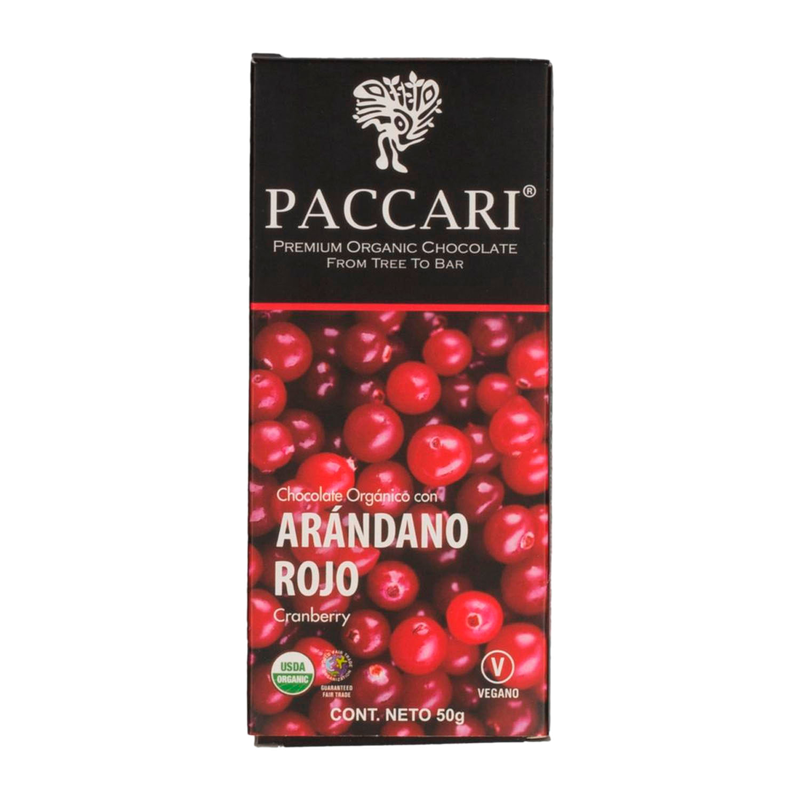 Chocolate Pecarri Arandanos Rojos 50 G