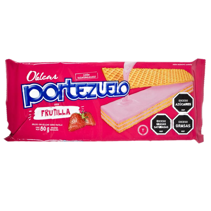 Oblea Portezuelo Frutilla 80 G