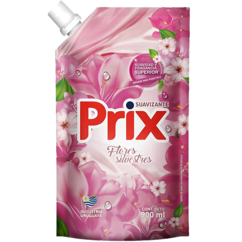 Suavizante Ropa Prix Flores Silvestres Doy Pack 900 Ml