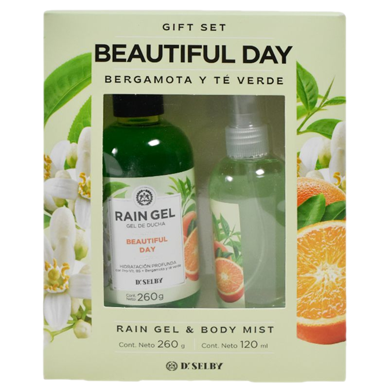 Estuche Obsequio Beautiful Day Gel Para Ducha 260 G + Body Mist