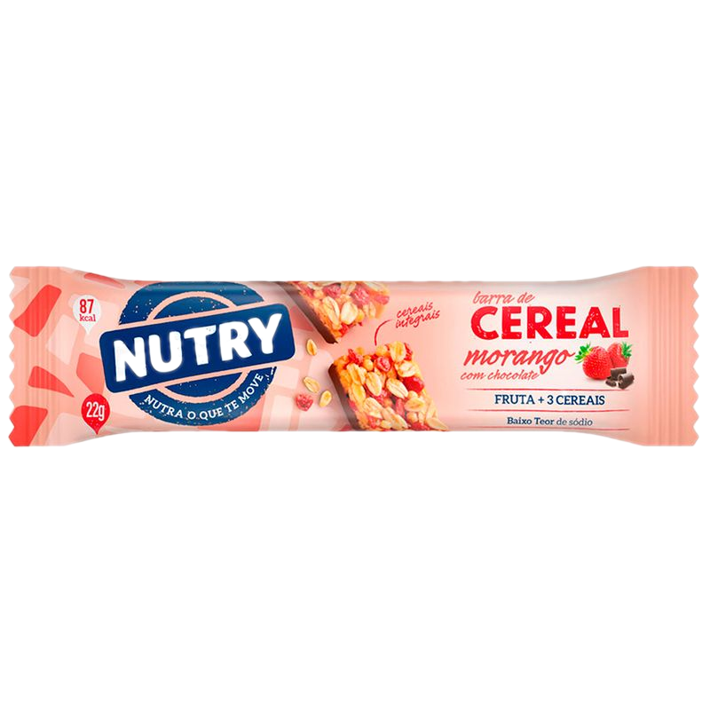 Cereal Barra Nutry Frutilla Con Chocolate 25 G