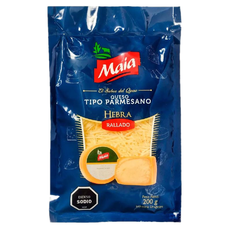 Queso Rallado Maia Hebras 200 G