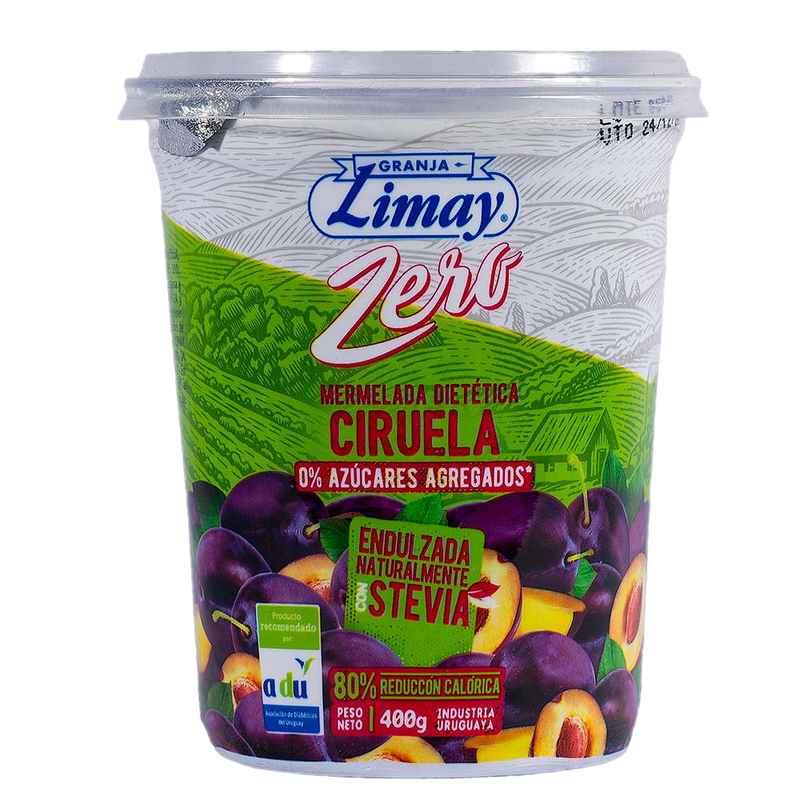 Mermeladas Limay Zero Ciruela Pote 400 G