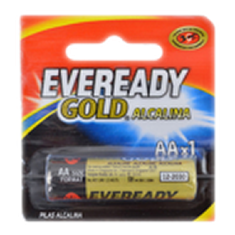 Pila Alcalina Eveready Gold Aa