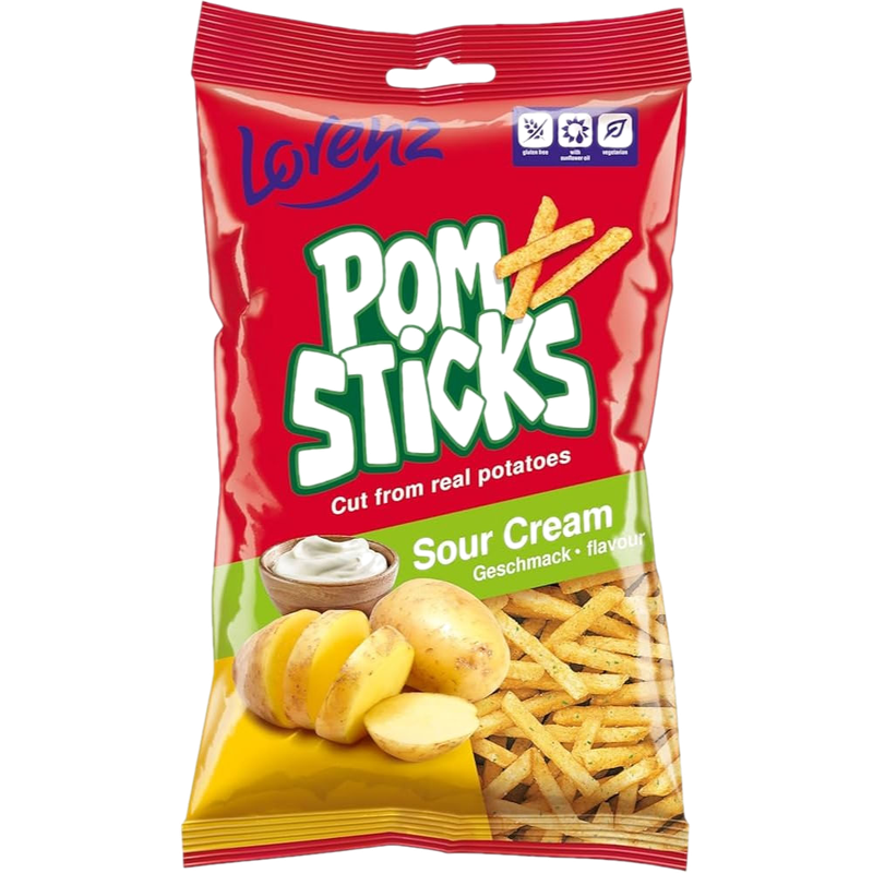 Papas Fritas Lorenz Pomsticks Sour Cream 100 G