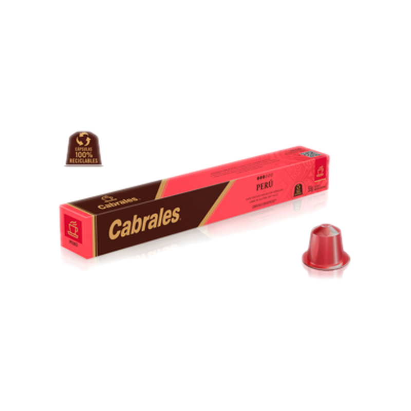 Cápsulas De Café Cabrales Nespresso Perú 55 G