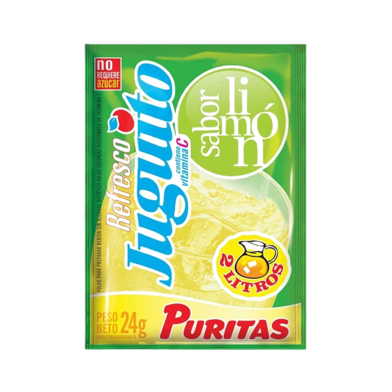 Refresco En Polvo Puritas Juguito Limón 24 G