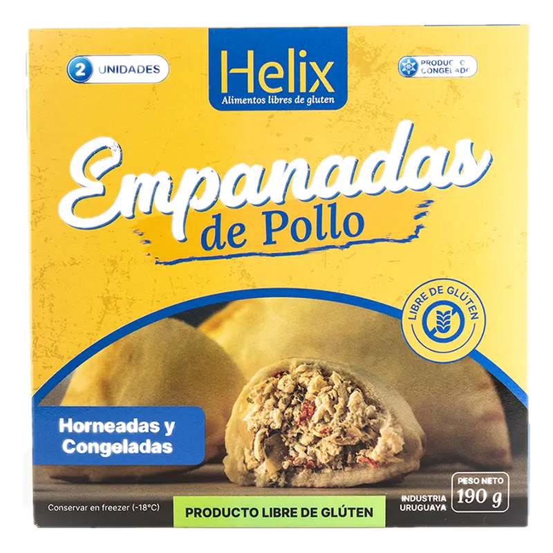 Empanadas De Pollo Sin Gluten Helix 2 Unidades