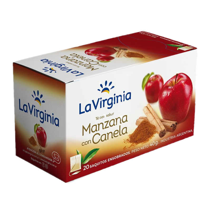 Té La Virginia Manzana Con Canela 20 Sobres