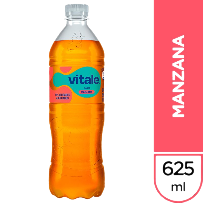 Agua Vitale Manzana Cero 625 Ml
