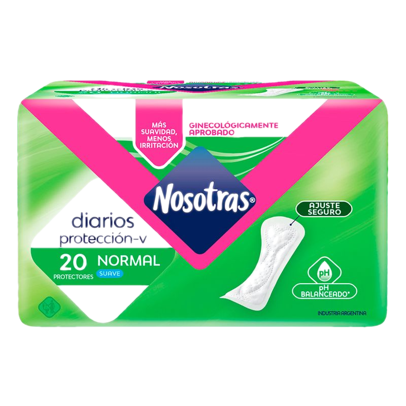 Protectores Diarios Nosotras Normal 20 Un.