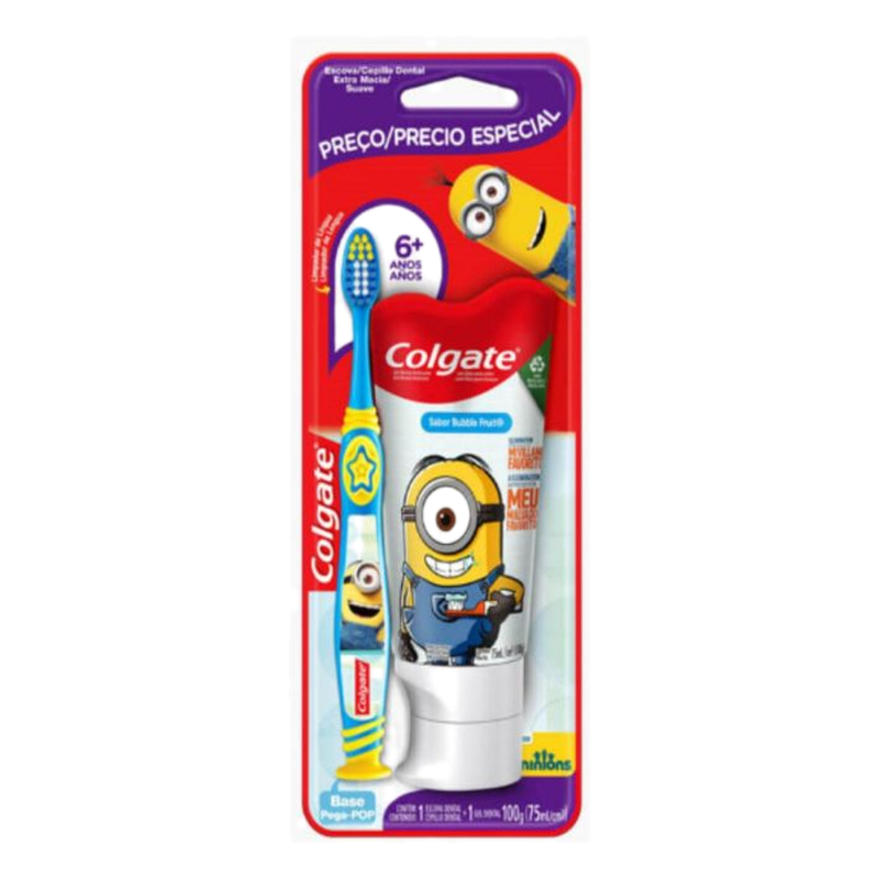 Pasta Y Cepillo De Dientes Colgate Smiles Minions
