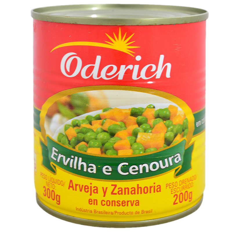 Arvejas + Zanahoria Oderich 300 G
