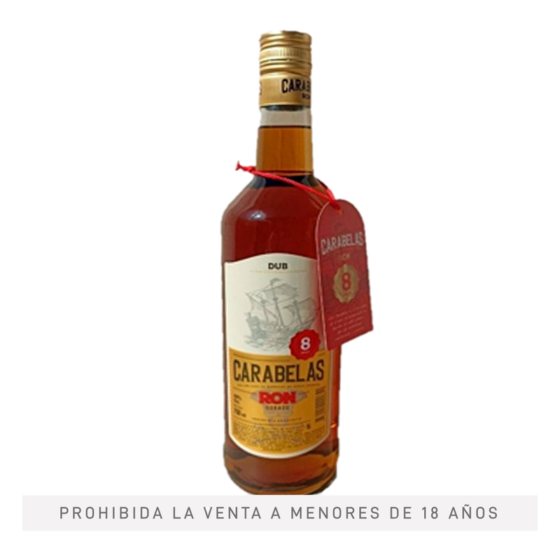 Ron Dorado Carabelas 750 Ml