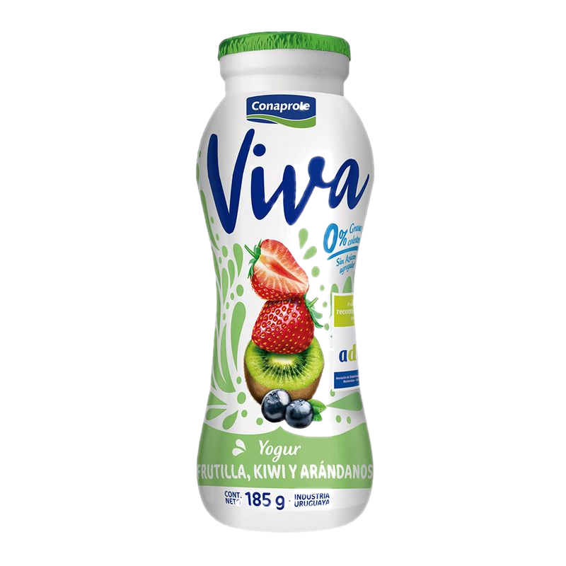 Yogur Bebible Viva Arándanos, Frutilla Y Kiwi 185 G