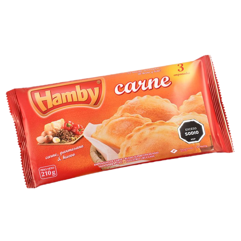 Empanadas Carne Hamby 3 Unidades 210 G