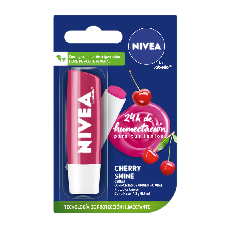 Nivea Lip Fruity Shine Fps 10 216 G