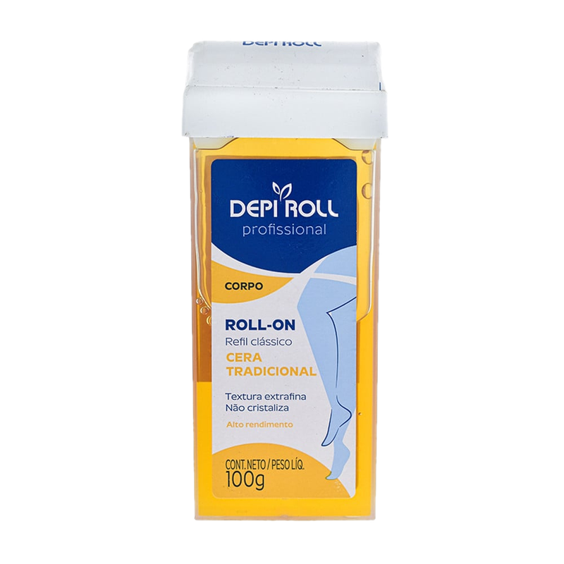 Cera Depilatoria Depi Roll On Corporal Miel 100 G