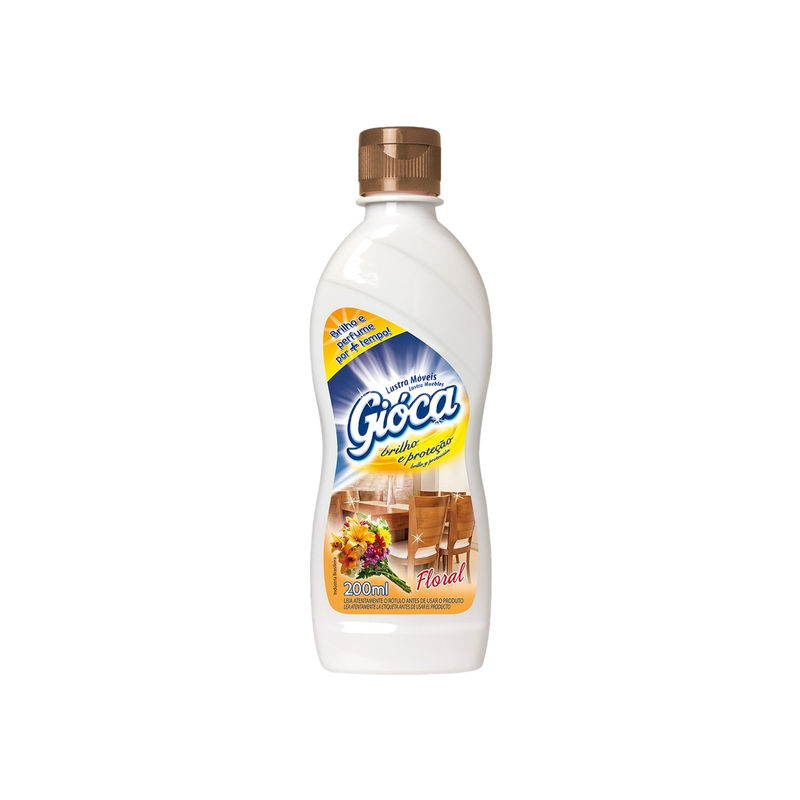 Lustra Muebles Crema Gioca Floral 200 Ml