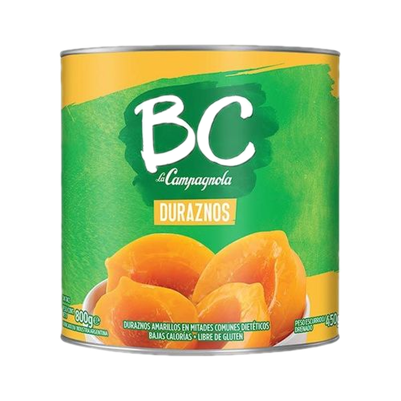 Duraznos En Almibar Bc 820 G.