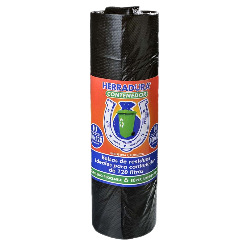 Bolsa Residuo Herradura Para Contenedor 1x1.2 M 10 Unidades