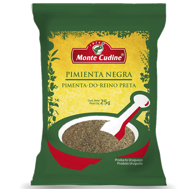 Pimienta Negra Monte Cudine Molida 25 G