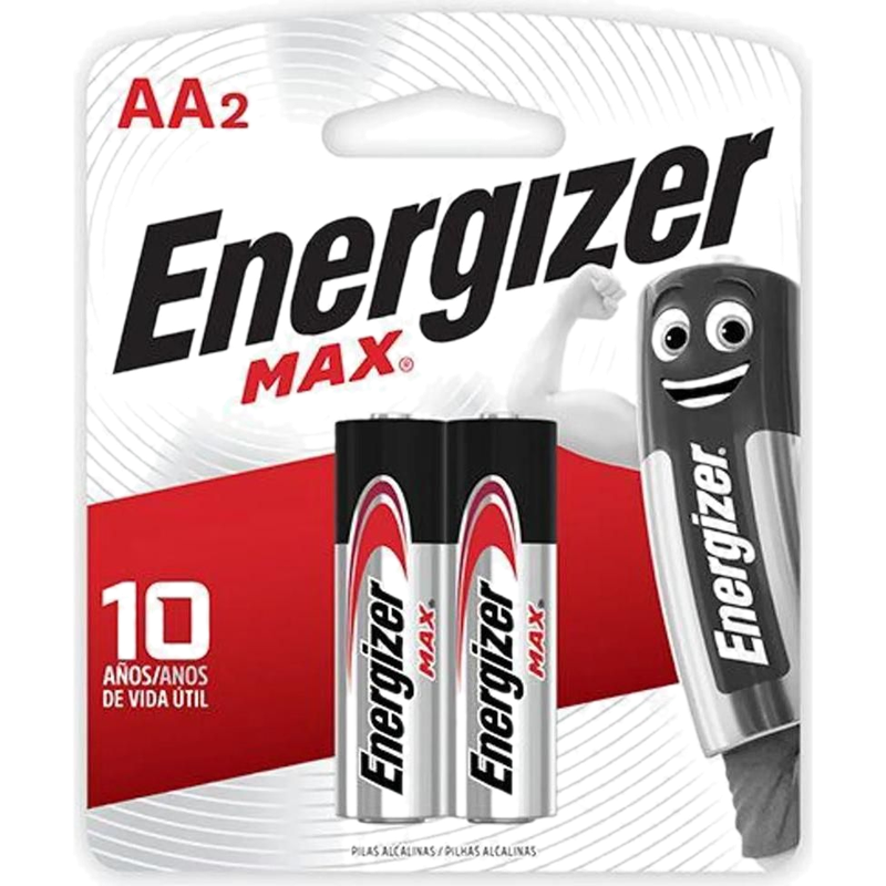 Bateria Energizer Max Alkalina Aa 2pack