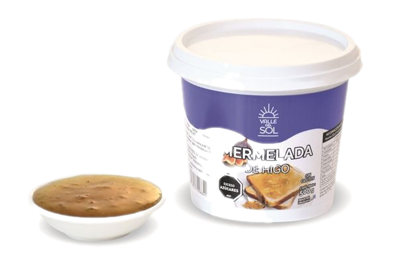 Mermelada Valle Del Sol Sin Gluten Higo 500 G