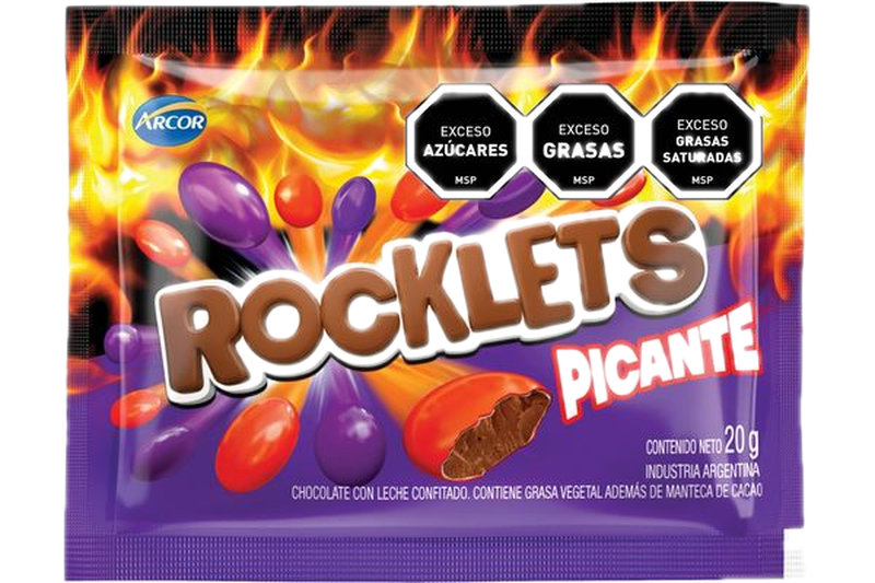 Confites De Chocolate Rocklets Picante 20 G