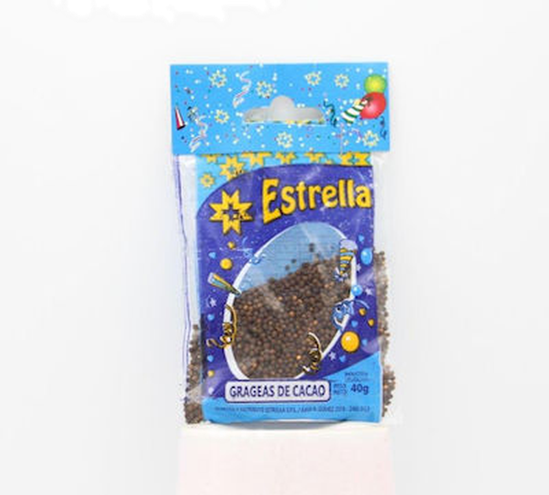 Gragea De Cacao Estrella 40 G