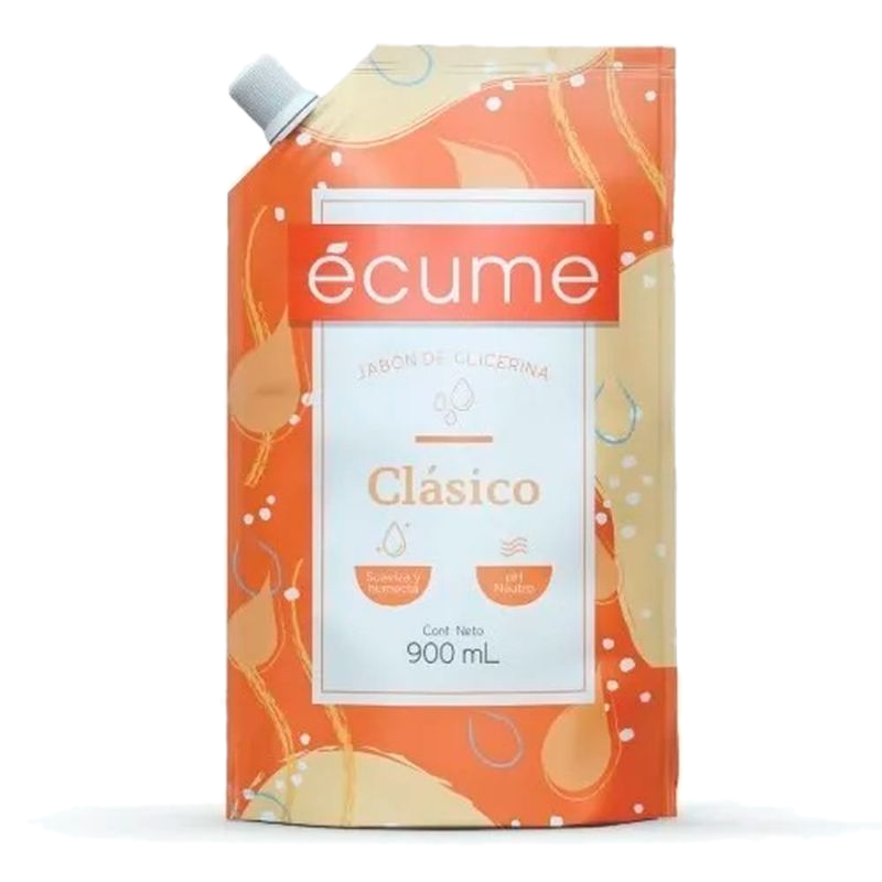 Jabón Líquido Ecume Clásico Doy Pack 900 Ml