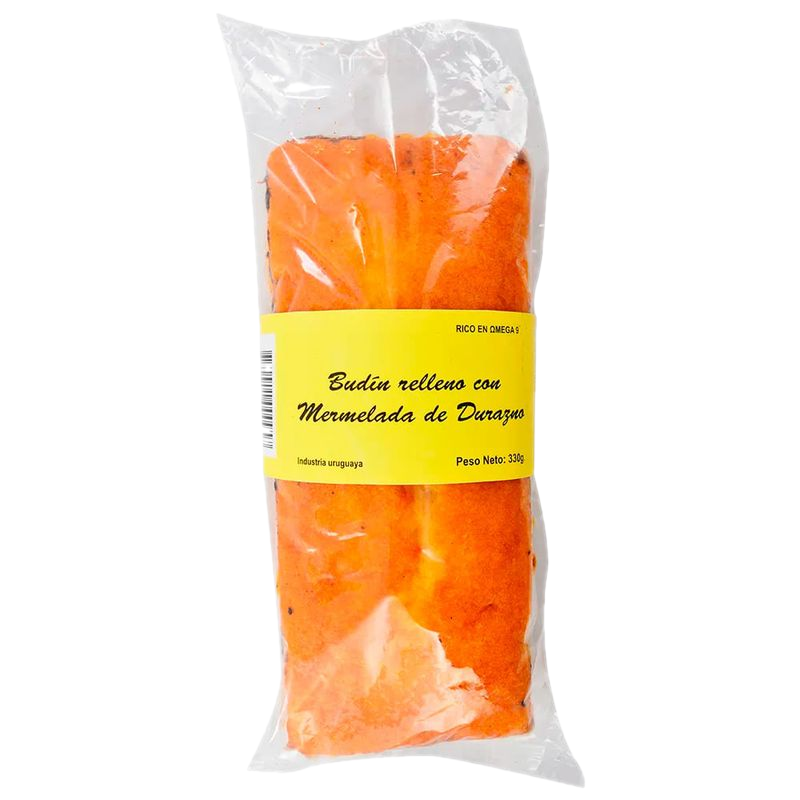 Budín De Vainilla Relleno De Durazno 330 G