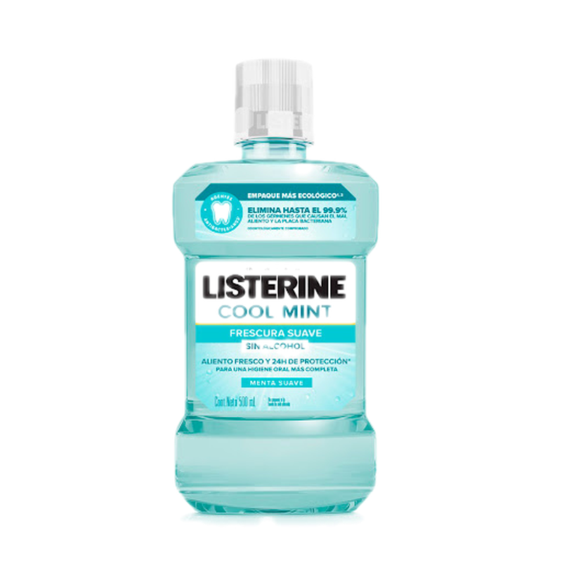 Enjuague Bucal Listerine Cool Mint Zero 500 Ml
