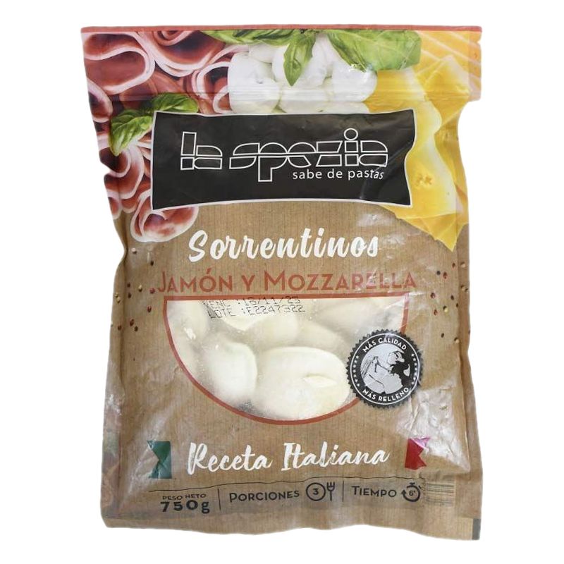 Sorrentinos Jamón Y Muzzarella Spezia 750 G